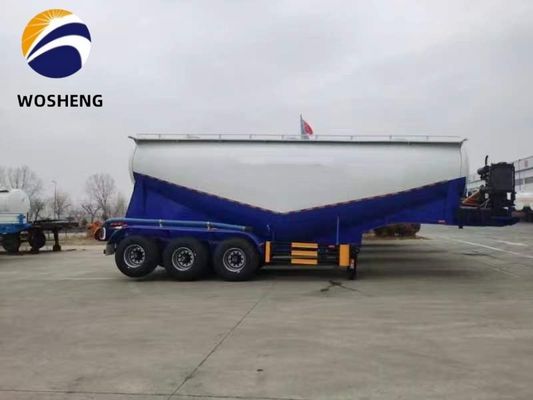 3 άξονας 45-60cbm Τανκέρ τσιμέντου Ημιπροκατασκευή με κινητήρα ντίζελ Deutz/Huafeng/Weichai