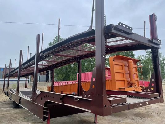 WS Steel Overland Κλειστό Φορτηγό Αυτοκινήτου Semi Trailers Ιδανικό για την Μεταφορά Αυτοκινήτου στο Ντουμπάι