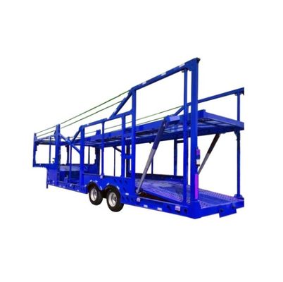 Μέγιστο ωφέλιμο φορτίο 30000 kg Χάλυβα Χερσαία διπλή επιφάνεια ημιτελόνια για μεταφορά οχημάτων μεταφοράς