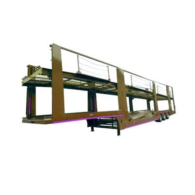 WS Shandong 8 Car Carrier Trailer Προσαρμοσμένο ρυμουλκούμενο φορτίου με επιλογή τροχιάς προσγείωσης