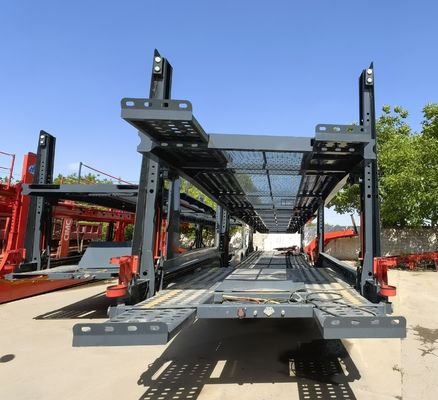 WS Shandong 8 Car Carrier Trailer Προσαρμοσμένο ρυμουλκούμενο φορτίου με επιλογή τροχιάς προσγείωσης