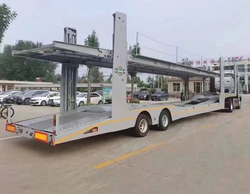 2 άξονες ρυμουλκούμενο μεταφοράς αυτοκινήτου διπλού καταστρώματος ρυμουλκούμενο μεταφοράς αυτοκινήτου με σύστημα φρένων ABS