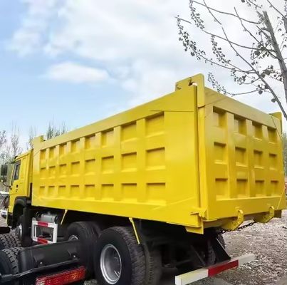 Χρησιμοποιούμενο HOWO 371 ίππους 6X4/8X4 φορτηγό απορριμμάτων για εξόρυξη χωρίς έλεγχο ταχύτητας