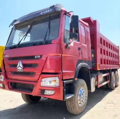 Ακαθάριστο βάρος οχήματος 20000 kg Χρησιμοποιούμενα ελαφρά έλκοντα φορτηγά 6x4 για τη μεταφορά χύδην εμπορευμάτων