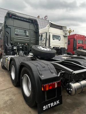 Σιδηροδρομική κατασκευή Sinotruk Sitrak C7H 480-540hp 16 AMT Gear Diesel EURO 6 Τρακτέρ Κεφαλή φορτηγού 6x4 Τρακτέρ