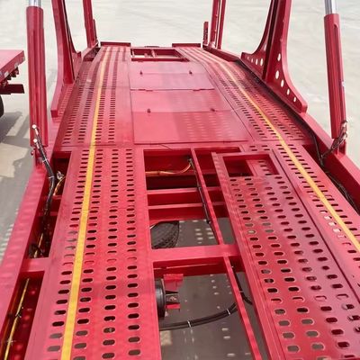 Ατσάλινο ρυμουλκούμενο μεταφοράς με 2&quot; 50 King Pin και 11R22.5 ελαστικά Υδραυλική ανύψωση