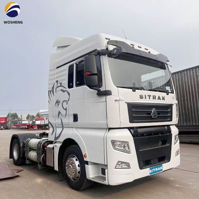 Αριστερό τιμόνι Χρησιμοποιημένο Sinotruck Sitrak Τρακτέρ φορτηγά με θάλαμο αέρα Για τις ανάγκες σας